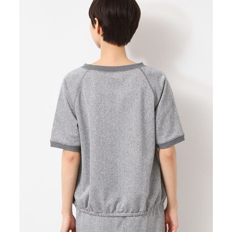 【セットアップ可能・洗える】ラメ入り裏毛ジャージプルオーバー | Dessin | 詳細画像11 