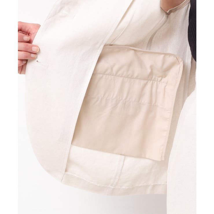 【セットアップ可能・洗える】ボタン付きジレ | Dessin | 詳細画像21 