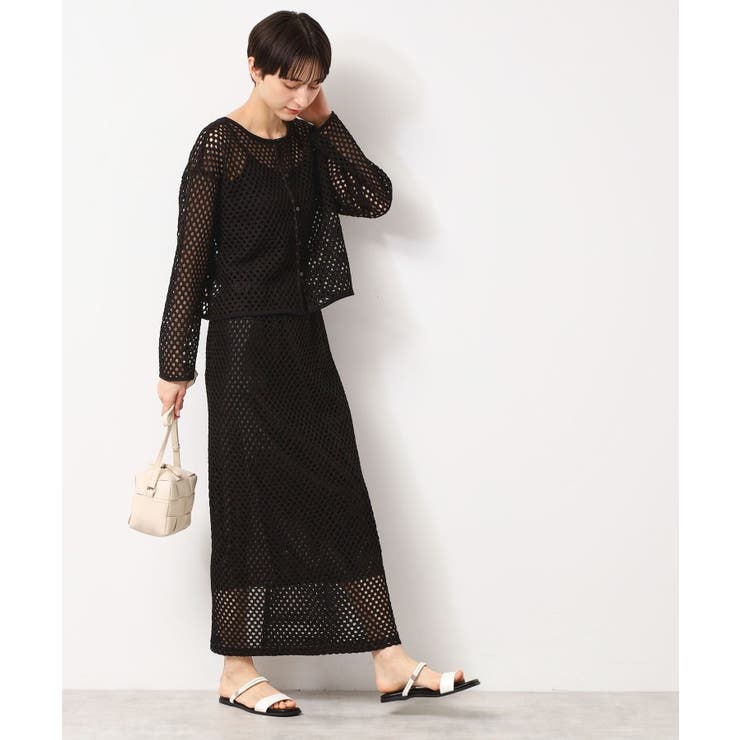 【2WAY・セットアップ可能・洗える】メッシュレース | Dessin | 詳細画像6 