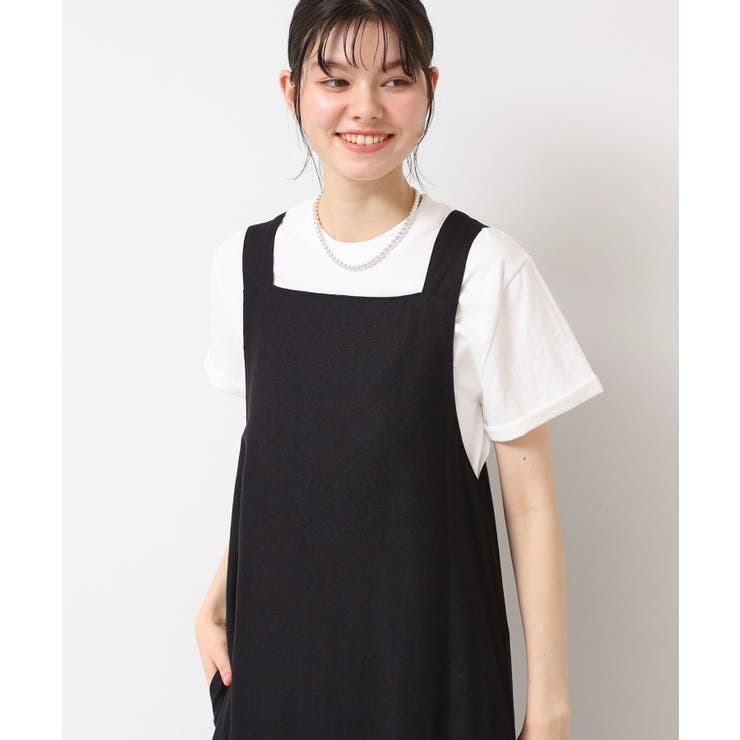 【洗える】テントラインジャンパースカート | Dessin | 詳細画像1 