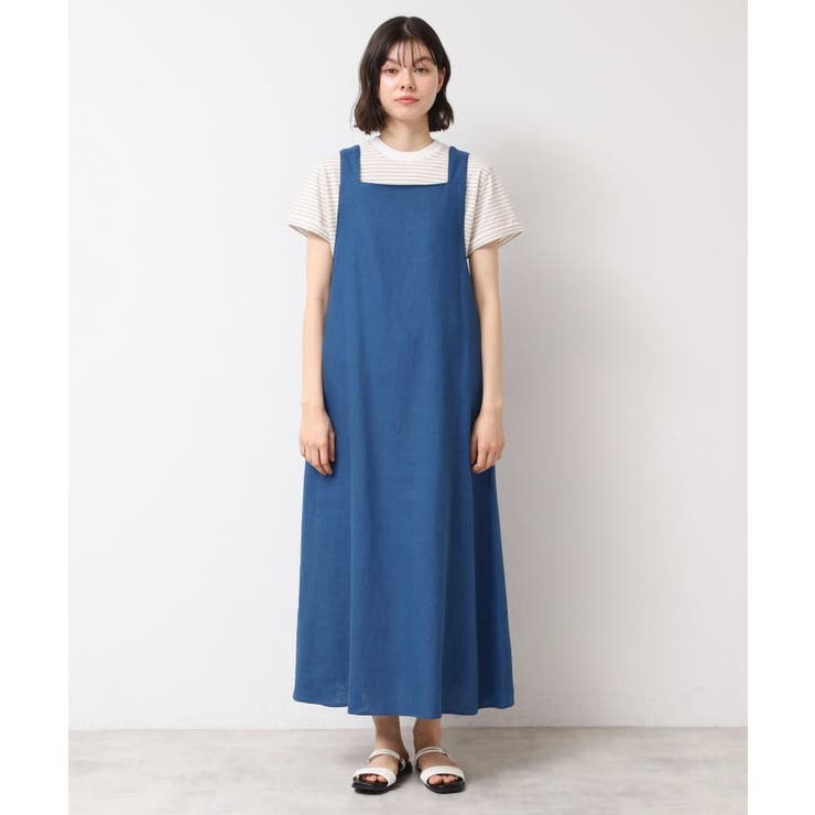 【洗える】テントラインジャンパースカート | Dessin | 詳細画像13 