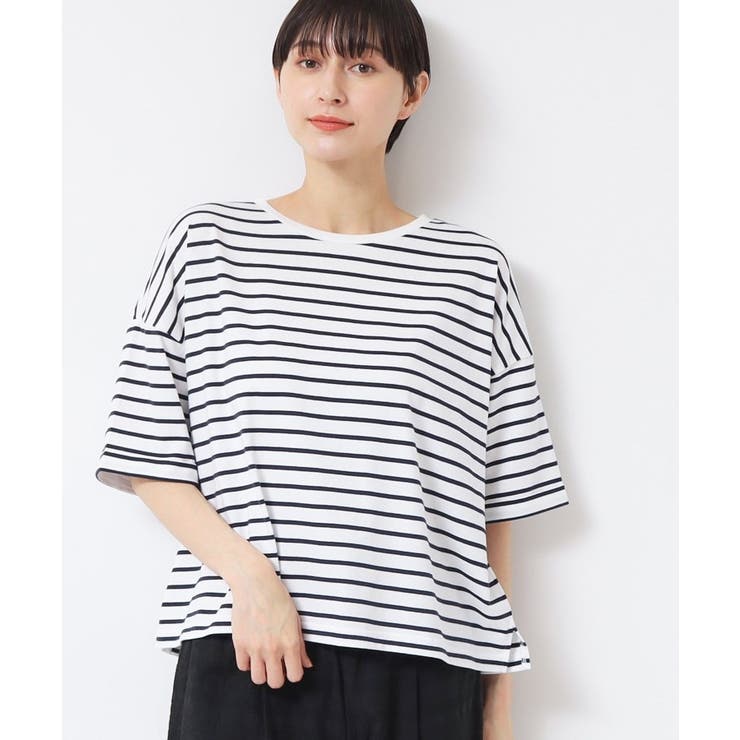 【二の腕カバー/接触冷感/UV】ロールアップスリーブTシャツ（XS～L） | Dessin | 詳細画像9 