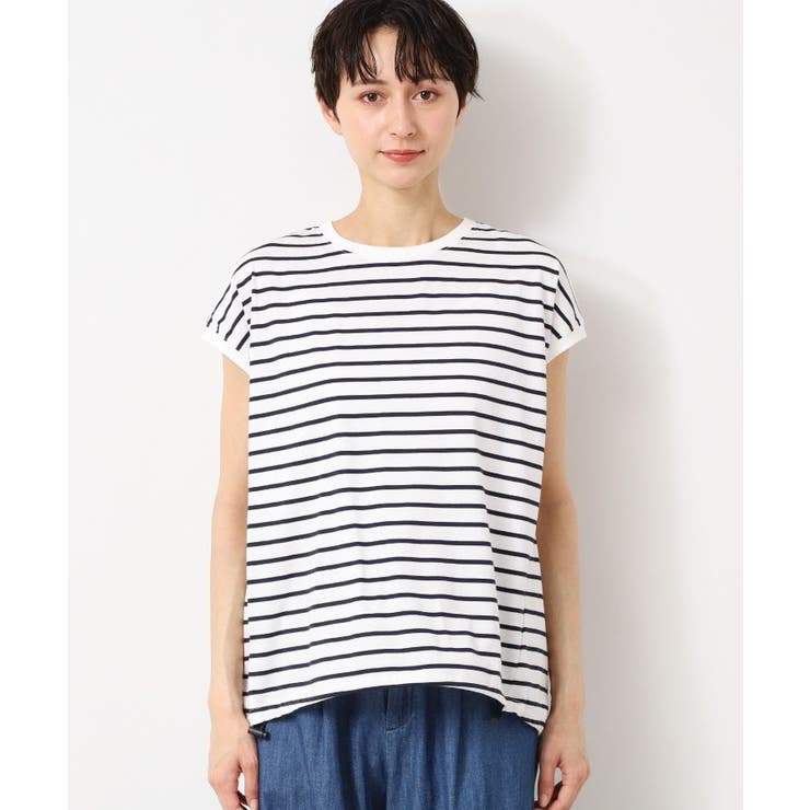 【洗える・UV】ドローコード付きフレンチスリーブカットソー | Dessin | 詳細画像17 