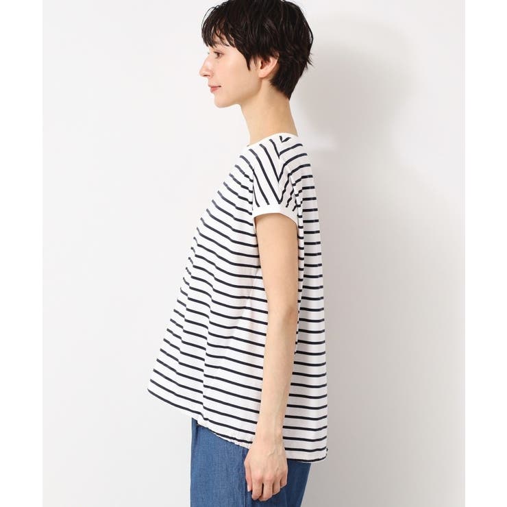 【洗える・UV】ドローコード付きフレンチスリーブカットソー | Dessin | 詳細画像18 