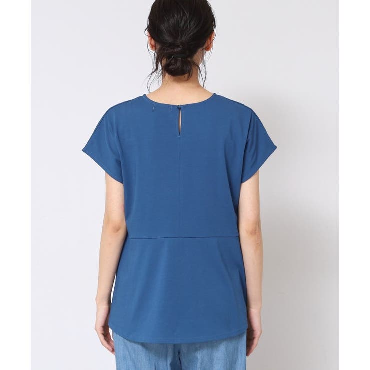 ◆【洗える】ペプラムチュニックカットソー（XS～L） | Dessin | 詳細画像15 