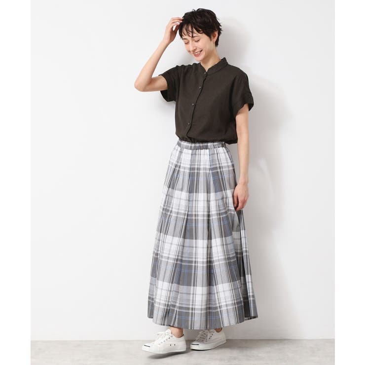 【洗える】フリルネックシャツ（XS～L） | Dessin | 詳細画像3 