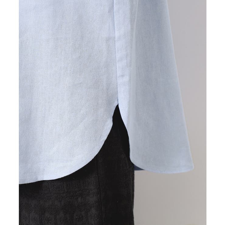 【洗える】フリルネックシャツ（XS～L） | Dessin | 詳細画像18 