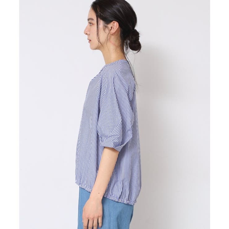 【洗える・4サイズ展開】パフスリーブ五分袖ブラウス（XS～L） | Dessin | 詳細画像19 