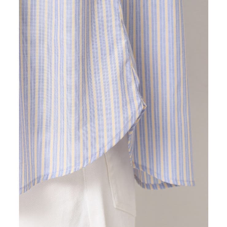 【洗える・4サイズ展開】フロントスリット五分袖ブラウス（XS～L） | Dessin | 詳細画像21 