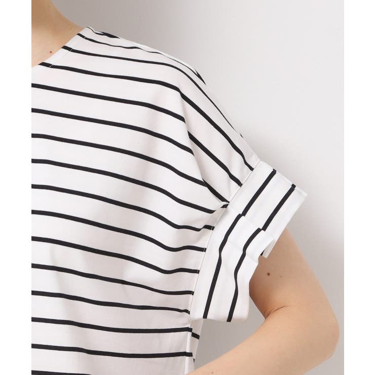 【洗える】袖タックデザインカットソー | Dessin | 詳細画像23 