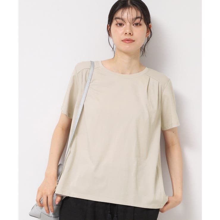 【洗える】バックプリーツデザインカットソー | Dessin | 詳細画像11 