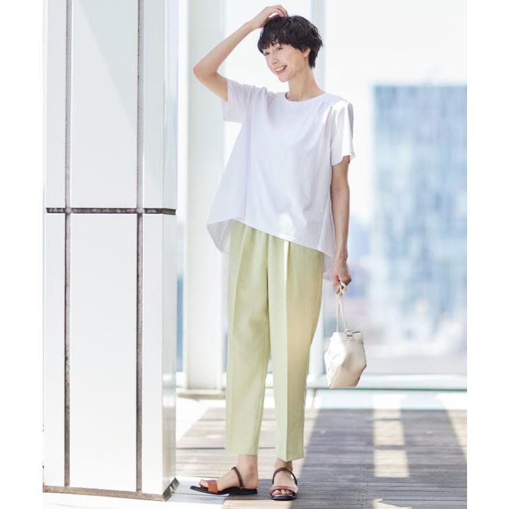 【洗える】バックプリーツデザインカットソー | Dessin | 詳細画像7 