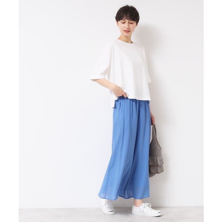 【ウエストゴム・洗える】リラクシーパンツ | Dessin | 詳細画像7 