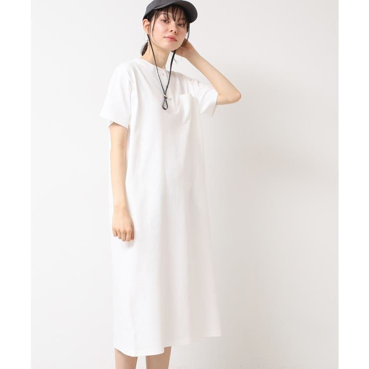 【洗える】ヘンリーネックジャージワンピース | Dessin | 詳細画像2 