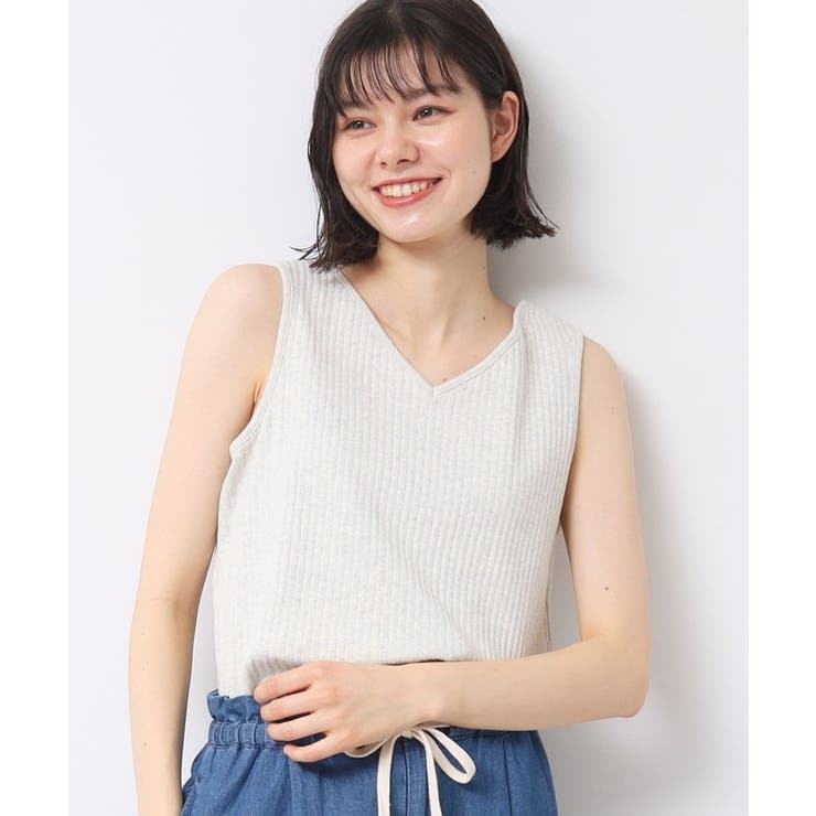 【2WAY・洗える】リブタンク（S～L） | Dessin | 詳細画像5 