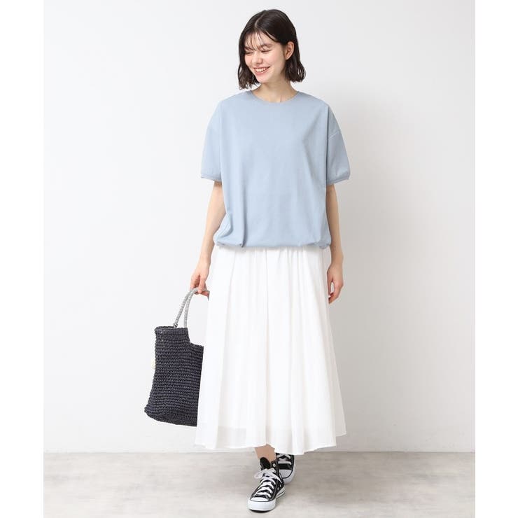 【ウエストゴム・洗える】コットンフレアースカート | Dessin | 詳細画像2 