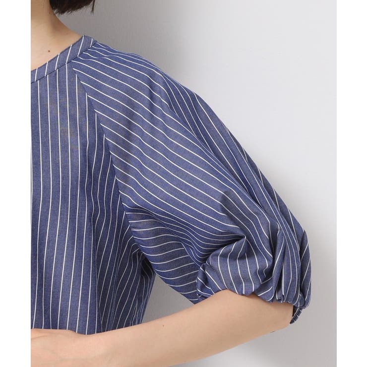 【洗える】ギャザー入りバルーンスリーブブラウス | Dessin | 詳細画像23 