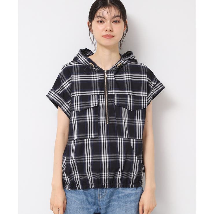 【洗える】ハーフジップフーディーシャツ | Dessin | 詳細画像13 