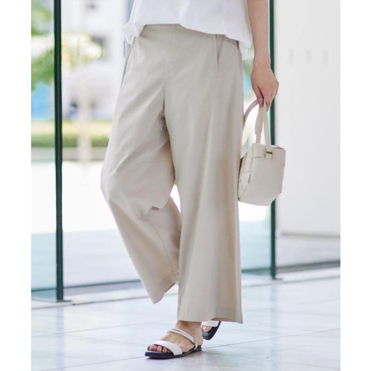 【洗える】ストレッチセミワイドパンツ | Dessin | 詳細画像14 