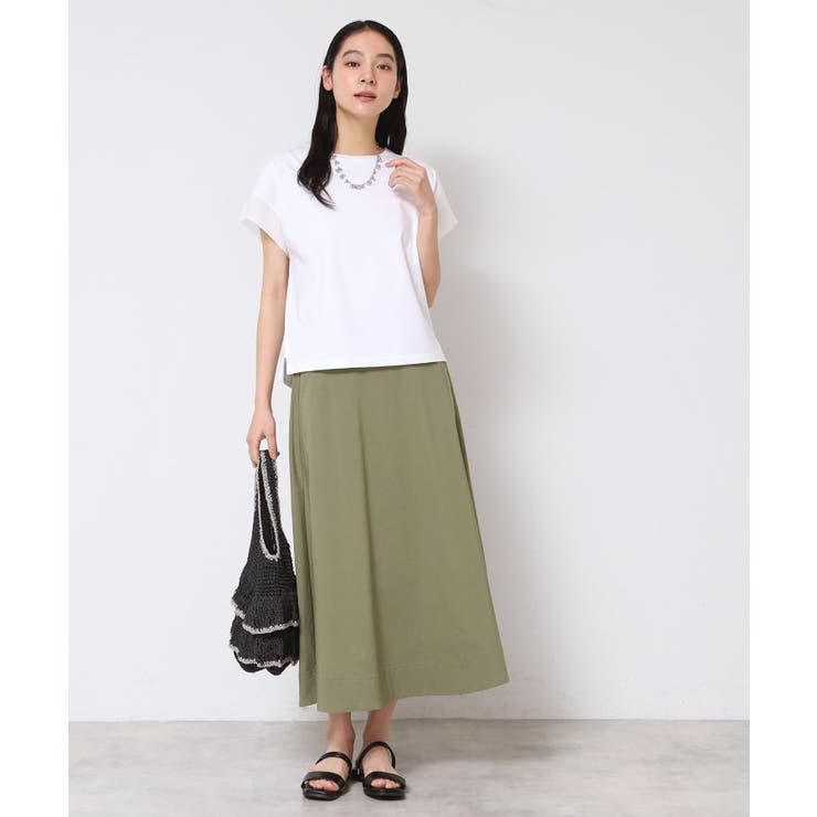 【洗える】Aラインストレッチスカート | Dessin | 詳細画像7 
