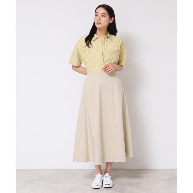 【洗える】Aラインストレッチスカート | Dessin | 詳細画像11 