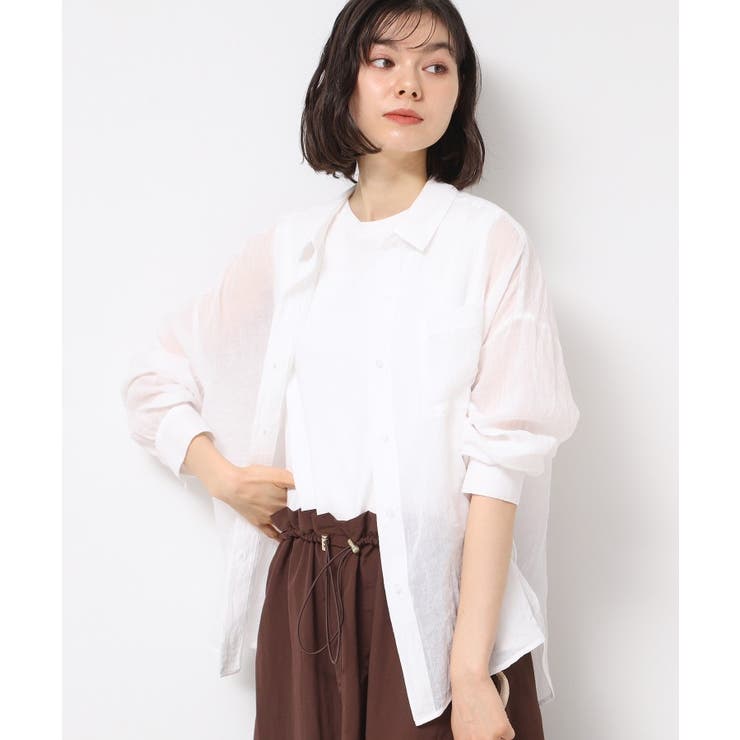 【洗える】シアーシャンブレーシャツ | Dessin | 詳細画像1 