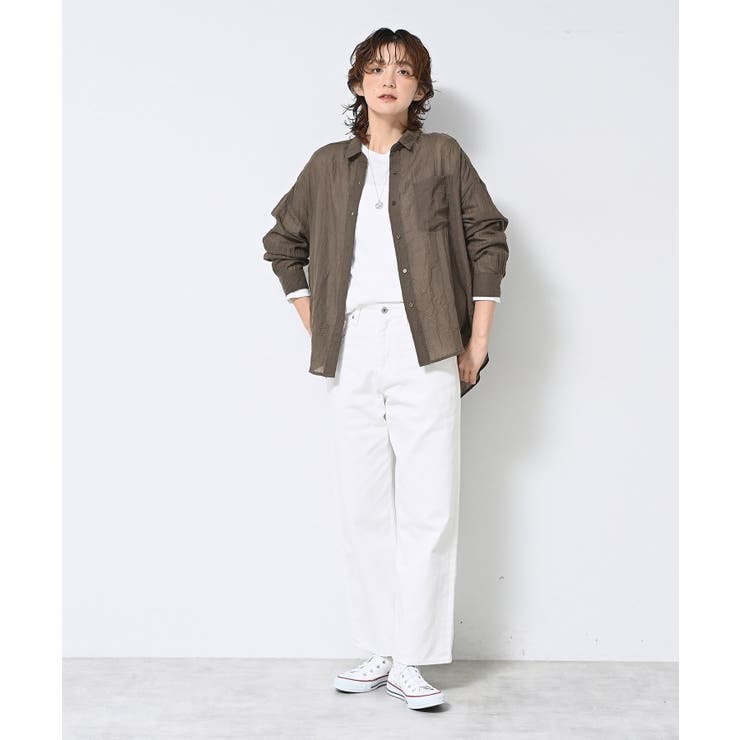 【洗える】シアーシャンブレーシャツ | Dessin | 詳細画像15 