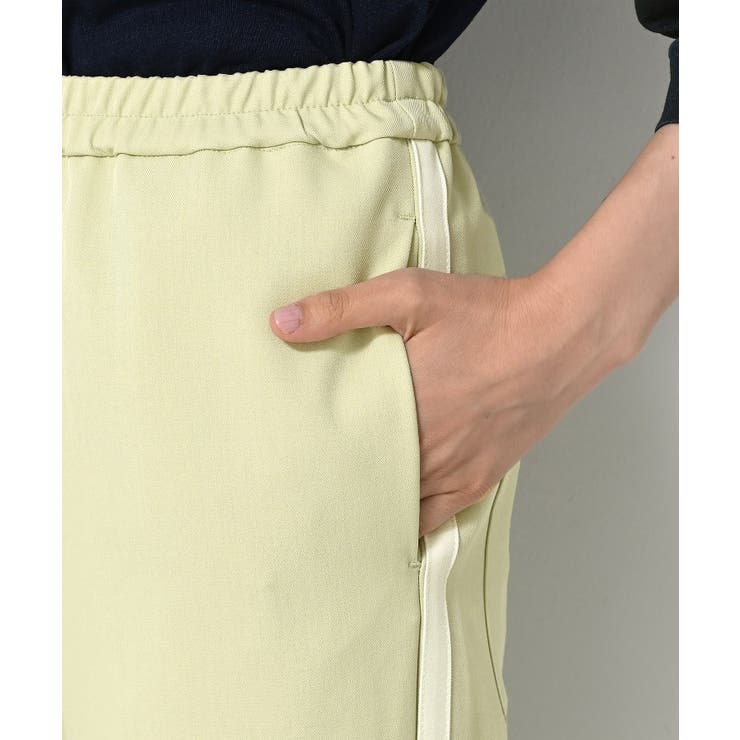 【接触冷感・洗える】フレアラインパンツ（サイドファスナ―付き） | Dessin | 詳細画像15 