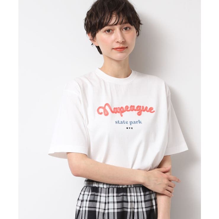 【洗える】オーガニックコットンロゴTシャツ | Dessin | 詳細画像1 