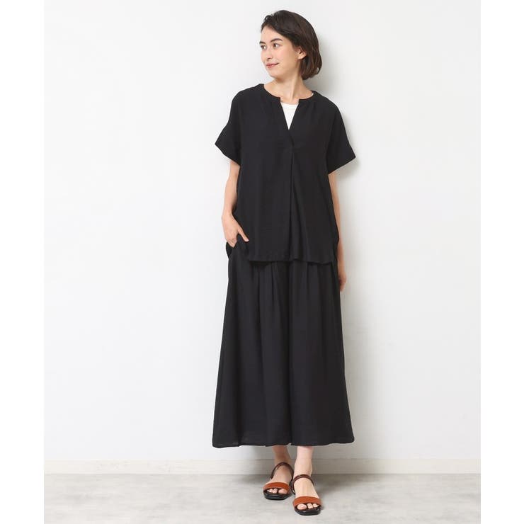 【セットアップ可】2WAYネックスキッパーブラウス | Dessin | 詳細画像3 