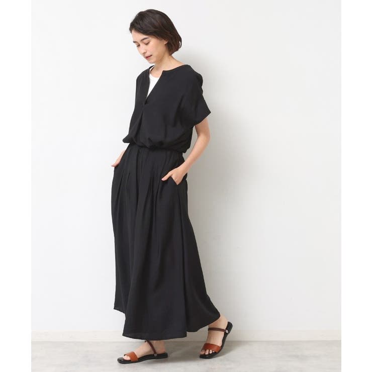 【セットアップ可】2WAYネックスキッパーブラウス | Dessin | 詳細画像4 