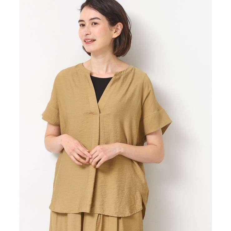 【セットアップ可】2WAYネックスキッパーブラウス | Dessin | 詳細画像8 