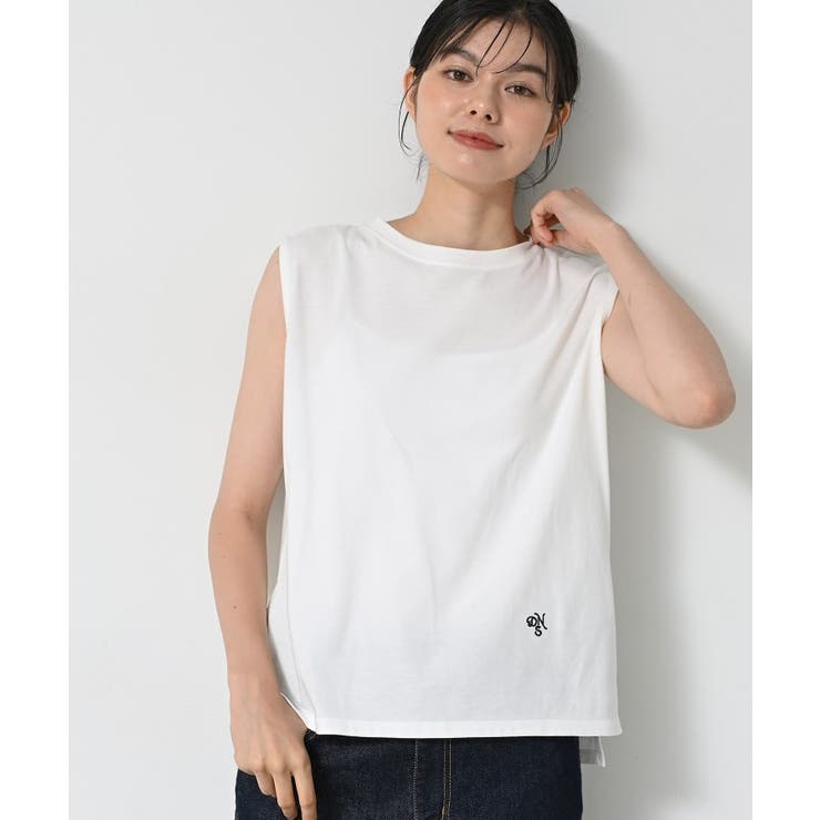 【洗える】ノースリーブカットソー | Dessin | 詳細画像2 