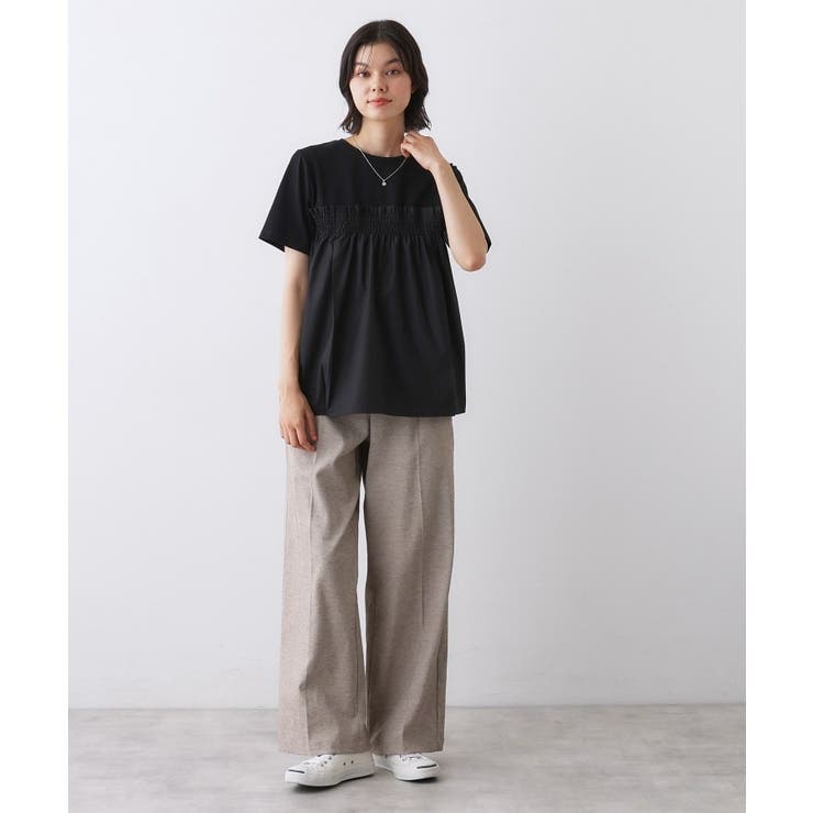 【洗える】ビスチェ風ドッキングカットソー | Dessin | 詳細画像11 