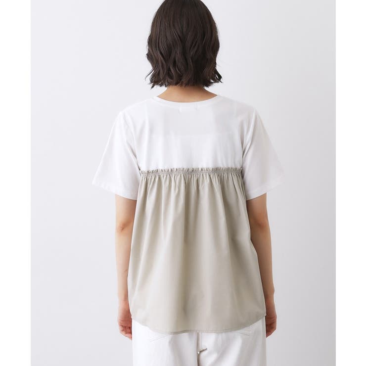 【洗える】ビスチェ風ドッキングカットソー | Dessin | 詳細画像15 