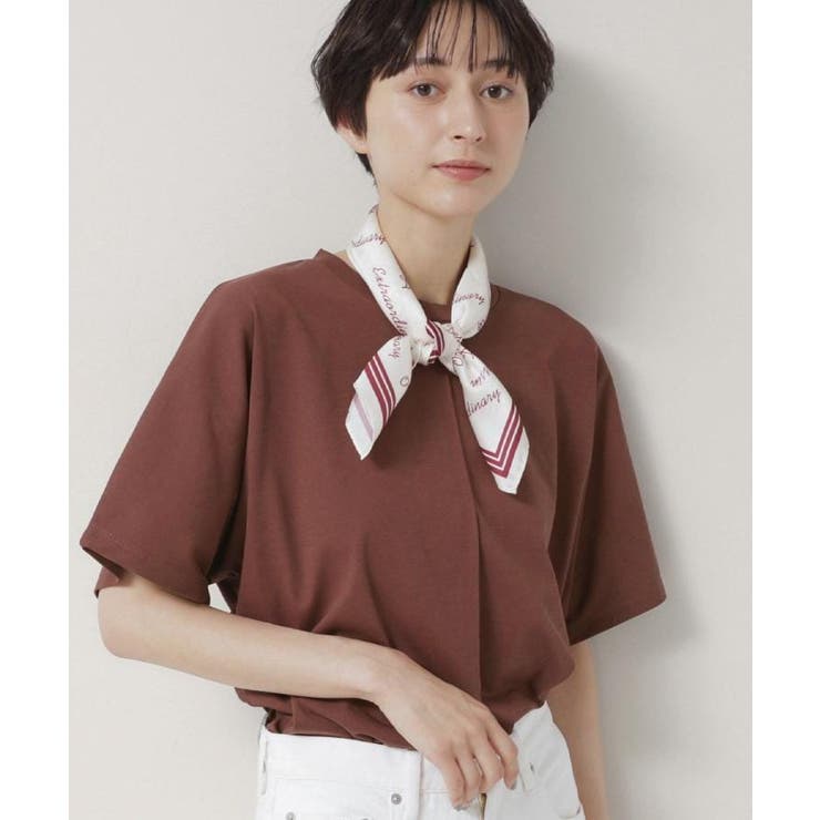 ボルドー(064) | 【洗える】フレアカットソー | Dessin