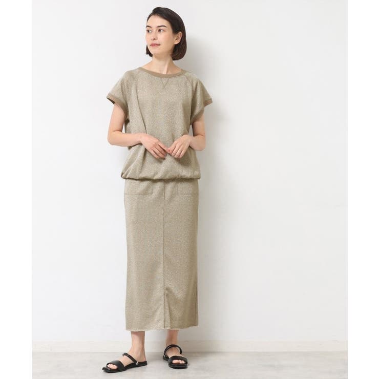 【セットアップ可・洗える】ラメ裏毛トップス | Dessin | 詳細画像3 