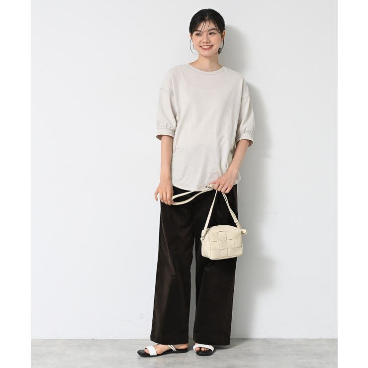 【360度可愛い/前後2WAY/洗える】ライトコットンヘンリーカットソー | Dessin | 詳細画像10 