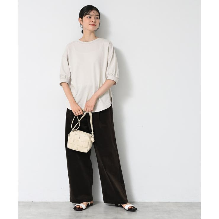 【360度可愛い/前後2WAY/洗える】ライトコットンヘンリーカットソー | Dessin | 詳細画像11 