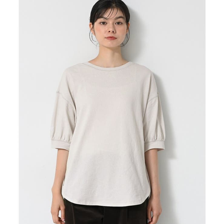 【360度可愛い/前後2WAY/洗える】ライトコットンヘンリーカットソー | Dessin | 詳細画像41 