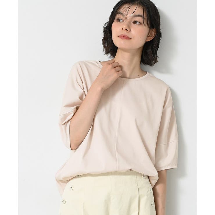 【二の腕カバー／UVカット】ランタンスリーブカットソー | Dessin | 詳細画像18 