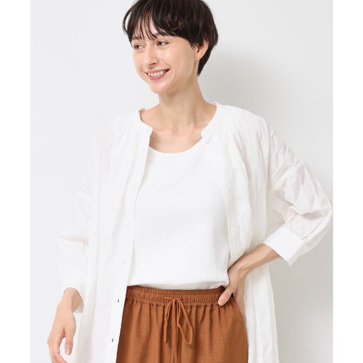 【2WAY・洗える】リブタンクトップ | Dessin | 詳細画像3 