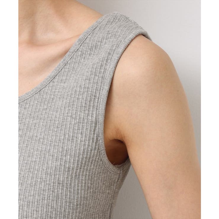 【2WAY・洗える】リブタンクトップ | Dessin | 詳細画像19 