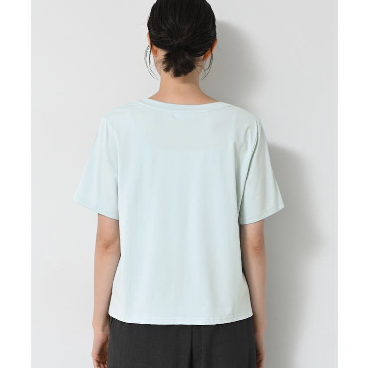 【洗える】チュール刺繍Tシャツ | Dessin | 詳細画像15 