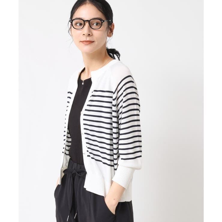 【洗える】キーネックカーディガン | Dessin | 詳細画像10 