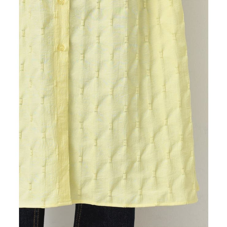 【洗える／五分袖】ジャガードワンピース | Dessin | 詳細画像16 