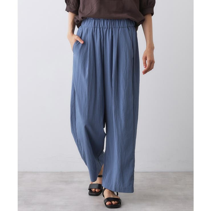 【ウエストゴム/洗える】リラクシーナイロンパンツ | Dessin | 詳細画像10