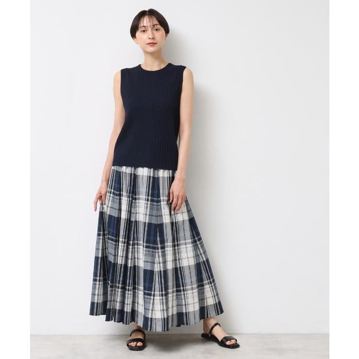 【洗える】リブノースリーブニット | Dessin | 詳細画像11 