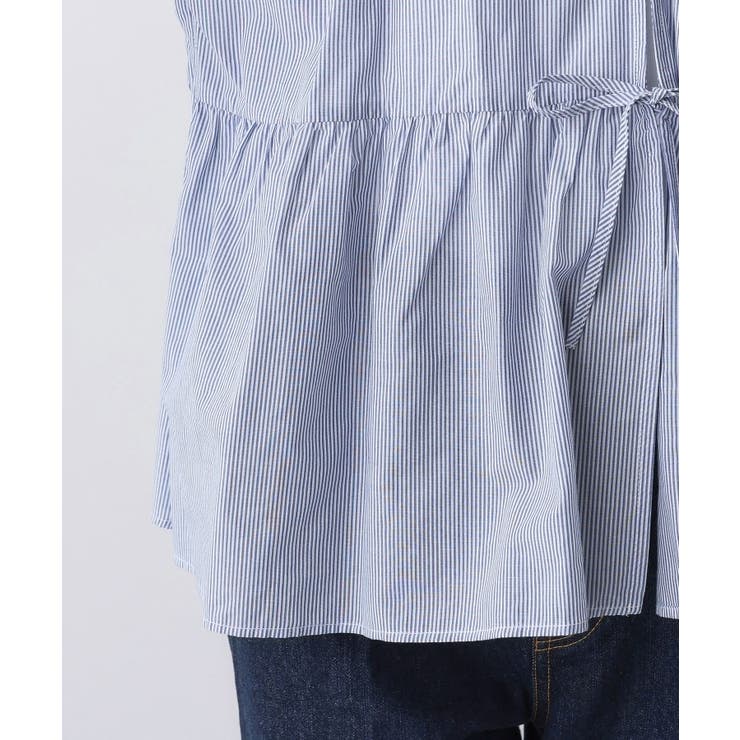 【洗える】フロントリボン七分袖ブラウス | Dessin | 詳細画像18 