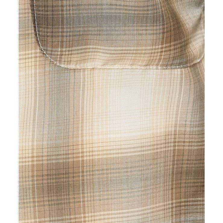 【洗える】シアーオンブレーチェックシャツ | Dessin | 詳細画像8 